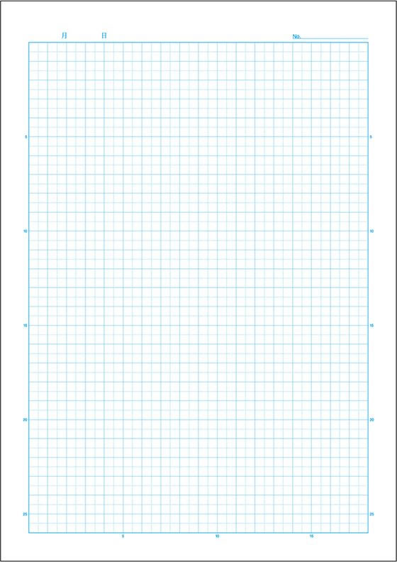 キョクトウ スクールラインプラス A4方眼罫5mm A4 30枚 ブルー LAP5B 1冊(ご注文単位1冊)【直送品】