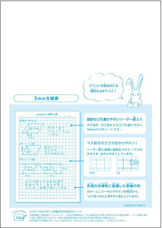 キョクトウ カレッジみんなの学習 A4 5mm方眼R 24枚 LPUA5 1冊(ご注文単位1冊)【直送品】