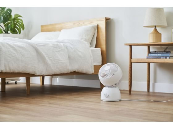 ドウシシャ サーキュレータ 15cm ACメカ式 60度 FCA-151WH 1台(ご注文単位1台)【直送品】