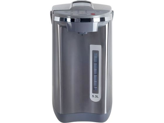 YAMAZEN マイコン式電動ポット 5.3L YPA-M530(H) 1個(ご注文単位1個)【直送品】