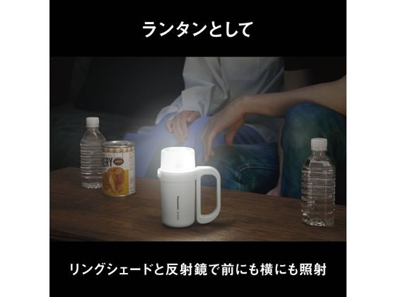 パナソニック 残量チェック機能付電池がどれでもライト BF-BM20P-W 1台(ご注文単位1台)【直送品】