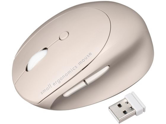 サンワサプライ 静音ワイヤレス小型エルゴノミクスマウス MA-EWBBS522BG 1個（ご注文単位1個）【直送品】