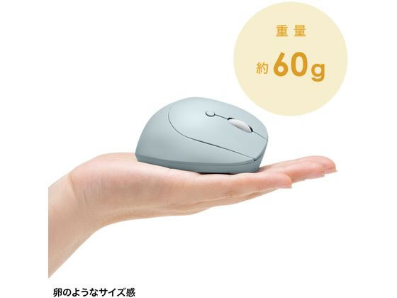 サンワサプライ 静音ワイヤレス小型エルゴノミクスマウス MA-EWBBS522BL 1個（ご注文単位1個）【直送品】