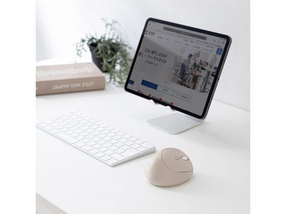 サンワサプライ 静音Bluetooth小型エルゴノミクスマウス MA-EBBS522BG 1個（ご注文単位1個）【直送品】