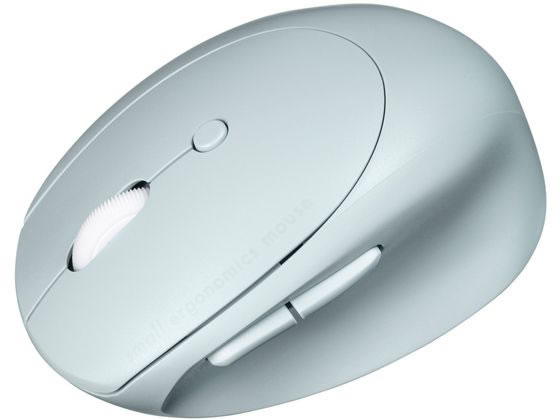 サンワサプライ 静音Bluetooth小型エルゴノミクスマウス MA-EBBS522BL 1個（ご注文単位1個）【直送品】