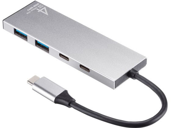 サンワサプライ USB 10Gbps Type-C ハブ USB-10TC14SV 1個（ご注文単位1個）【直送品】