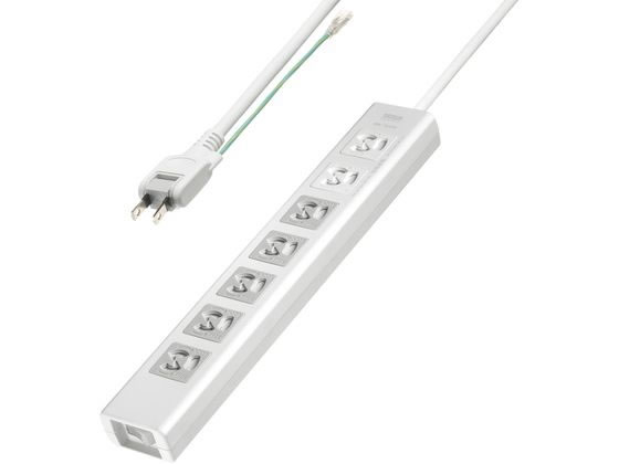 サンワサプライ 抜け止めシャッタータップ 3P7個口3m TAP-F37SH-3KS 1個（ご注文単位1個）【直送品】