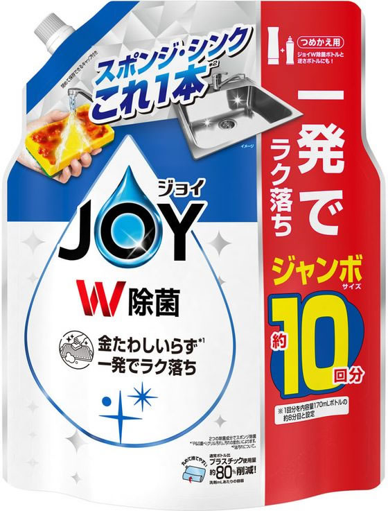 P&G 除菌ジョイコンパクト 詰替 ジャンボ 1300mL 1個(ご注文単位1個)【直送品】