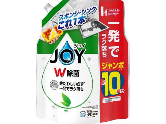 P&G 除菌ジョイコンパクト 緑茶 詰替 ジャンボ 1300mL 1個（ご注文単位1個）【直送品】