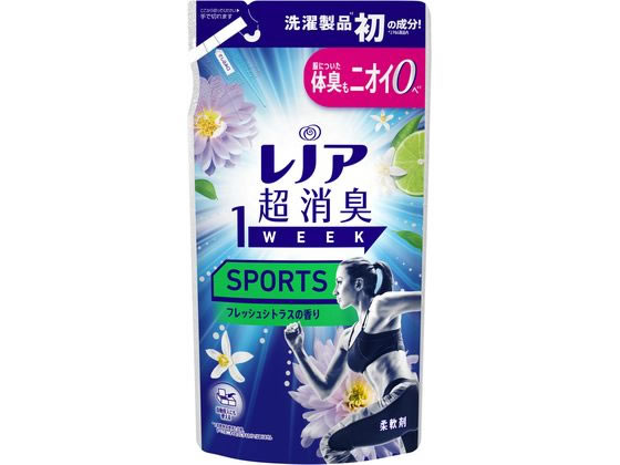 P&G レノア超消臭1week SPORTS フレッシュシトラス 詰替 340mL 1個(ご注文単位1個)【直送品】