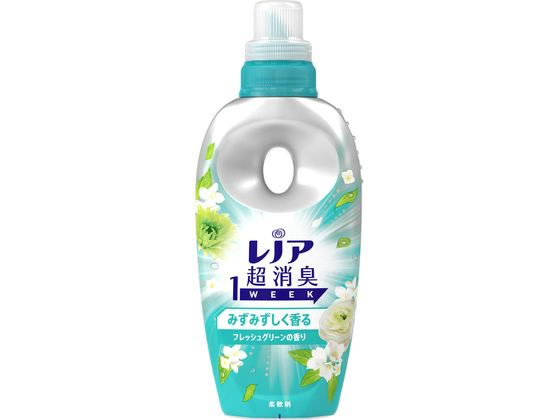 P&G レノア超消臭1week フレッシュグリーン 本体 490mL 1個(ご注文単位1個)【直送品】