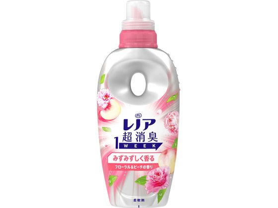 P&G レノア超消臭1week フローラル&ピーチ 本体 490mL 1個(ご注文単位1個)【直送品】