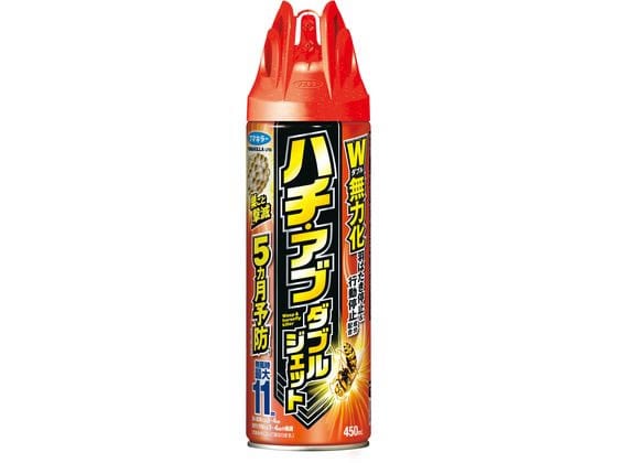 フマキラー ハチ・アブダブルジェット 450mL 1個（ご注文単位1個）【直送品】
