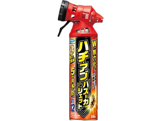 フマキラー ハチ・アブバズーカジェット 550mL 1個（ご注文単位1個）【直送品】