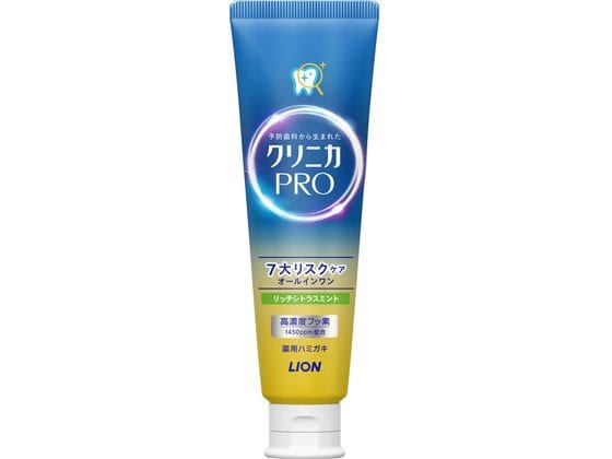 ライオン クリニカPRO オールインワンハミガキ リッチシトラスミント 1本(ご注文単位1本)【直送品】