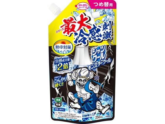 小林製薬 熱中対策 シャツクール モンスタークール 詰替 1個(ご注文単位1個)【直送品】