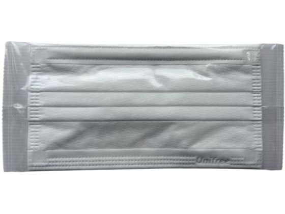 ユニフリー 不織布冷感マスク ふつうサイズ 30枚 1個(ご注文単位1個)【直送品】