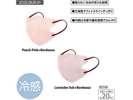 錦尚金 NISHIKIN ブリリアントメイクアップマスク COOL 2D 20枚 01 1箱(ご注文単位1箱)【直送品】