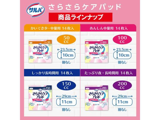 白十字 サルバ さらさらケアパッド 150cc 24枚 1個(ご注文単位1個)【直送品】