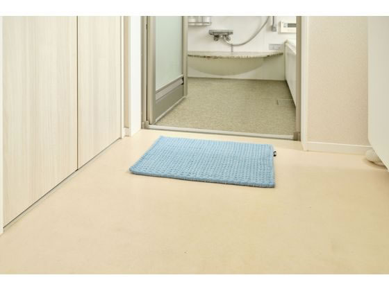 SUSU ふわふわ雲ごこちバスマット ミストブルーS 205790 1枚(ご注文単位1枚)【直送品】