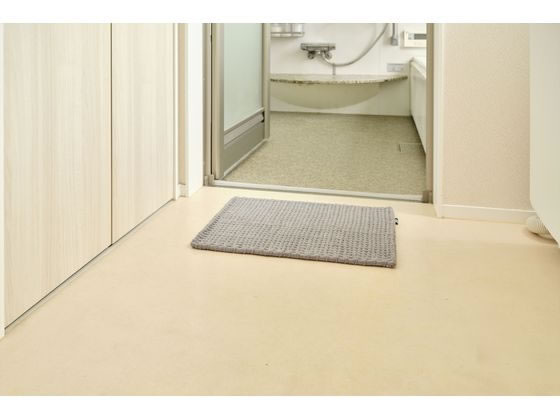 SUSU ふわふわ雲ごこちバスマット ニュートラルグレーS 205806 1枚（ご注文単位1枚）【直送品】