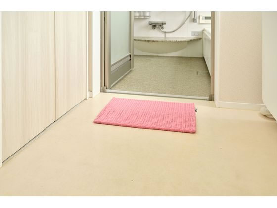 SUSU ふわふわ雲ごこちバスマット ローズピンクS 205783 1枚(ご注文単位1枚)【直送品】