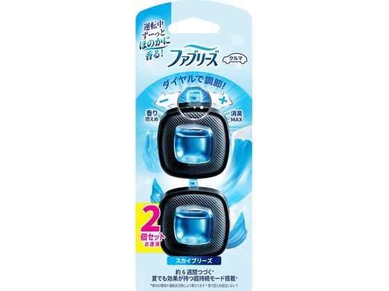 P&G ファブリーズ イージークリップ スカイブリーズ 2.5mL×2個 1パック(ご注文単位1パック)【直送品】