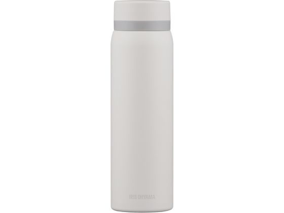 アイリスオーヤマ ステンレスケータイボトル スクリュー 500mLホワイト SKB-S500 1個(ご注文単位1個)【直送品】