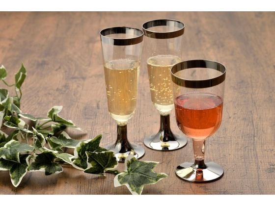 アートナップ プラスチックシャンパンカップ 160mL 12個 TS-80 1パック(ご注文単位1パック)【直送品】