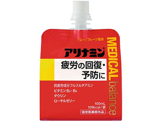 アリナミン製薬 アリナミン メディカルバランス グレープフルーツ風味 100mL 1本(ご注文単位1本)【直送品】