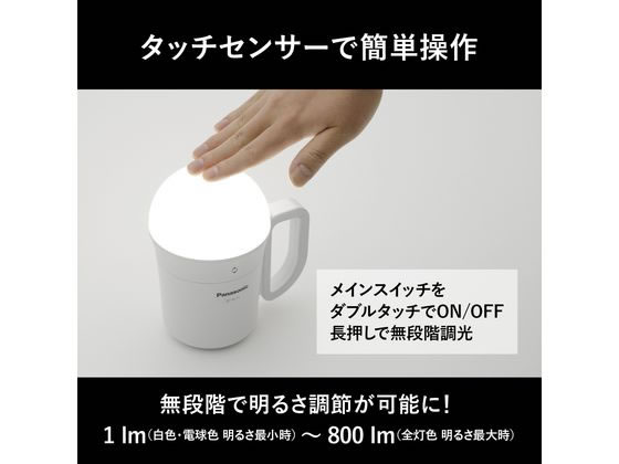 パナソニック 多機能強力ランタン(多機能でかランタン) BF-BL45M-W 1台(ご注文単位1台)【直送品】