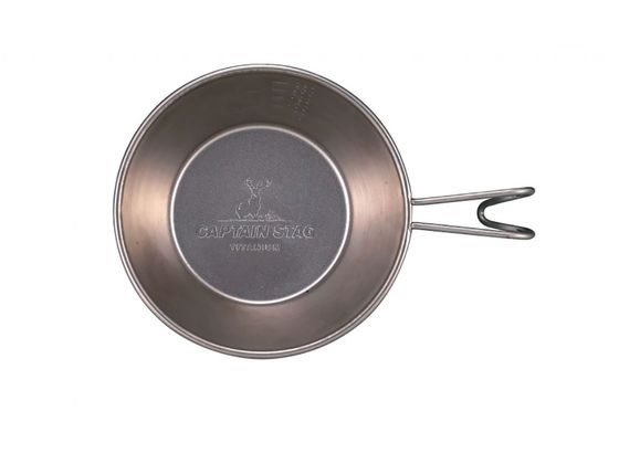 キャプテンスタッグ チタン製 シェラスタッキングカップ320ml 1個(ご注文単位1個)【直送品】