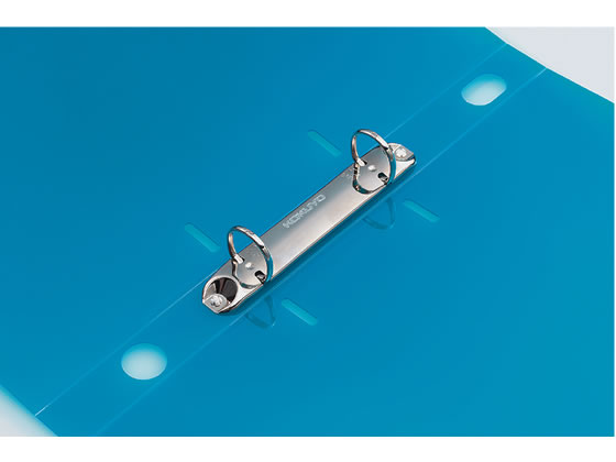 コクヨ リングファイル〈スリムスタイル〉クリアカラー A4タテ 背幅27mm 黄 1冊(ご注文単位1冊)【直送品】