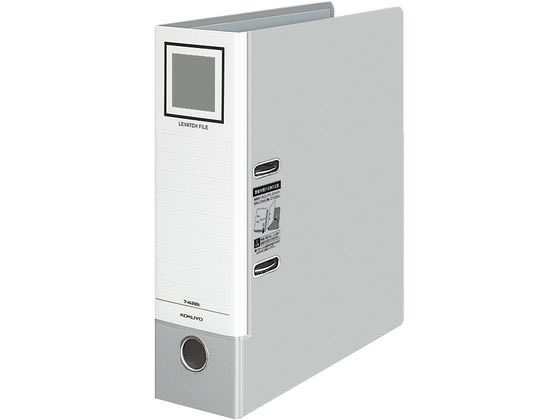 コクヨ レバッチファイル A4 とじ厚68 シルバー 1冊（ご注文単位1冊）【直送品】