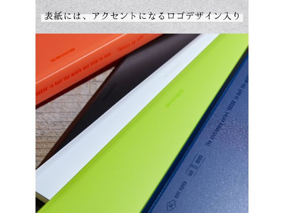 キングジム クリアーファイル ホッソ(透明)オレンジ A4 5525T-OR 1冊（ご注文単位1冊）【直送品】