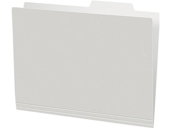 コクヨ 個別フォルダー(カラー・PP製) A4 グレー 5冊×30パック 1箱(ご注文単位1箱)【直送品】