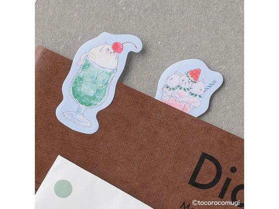 ヒサゴ ピタふせん S トコロコムギ ソーダにゃんこ UTN325 1個(ご注文単位1個)【直送品】