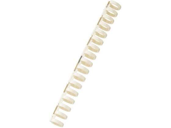 リヒトラブ カスタマイズ オープンリングノート とじ具 A6 オフホワイト 1本（ご注文単位1本）【直送品】