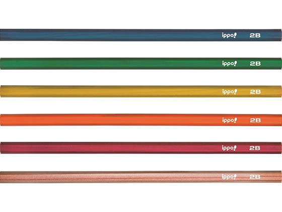 トンボ鉛筆 ippo!かきかたえんぴつ 12本 ナチュラル 2B 12セット 1箱（ご注文単位1箱）【直送品】