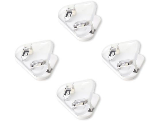 ソニック カドノクリップ コーナーすっきりクリップ シロ 4個 SP-1975-W 1パック(ご注文単位1パック)【直送品】