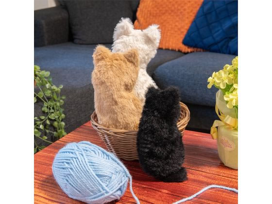 ナカバヤシ ねこのせ マルチポーチM 白ペルシャ NNS-MP02WH 1個(ご注文単位1個)【直送品】