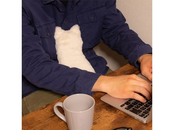 ナカバヤシ ねこのせ マルチポーチM 黒ネコ NNS-MP02BK 1個（ご注文単位1個）【直送品】