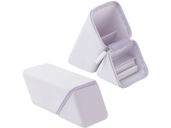 ソニック カクスタ ポータブルペン立て ワイド 引き出し付 バイオレット 1個（ご注文単位1個）【直送品】