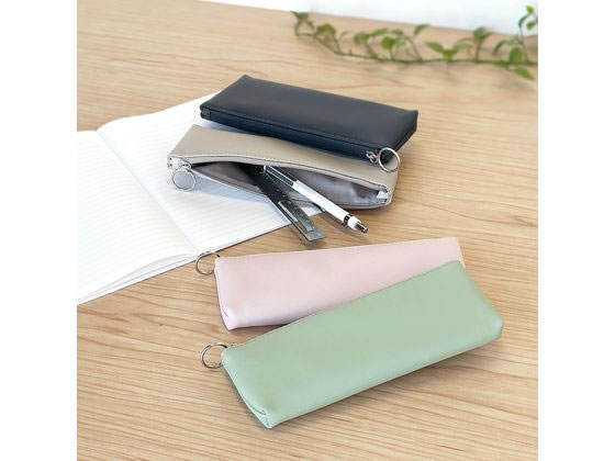 クツワ シリコンスキンペンケース スチールブラック AK070BK 1個(ご注文単位1個)【直送品】