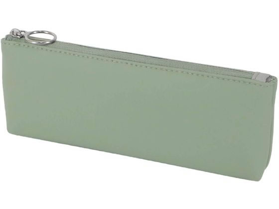 クツワ シリコンスキンペンケース セージグリーン AK070GR 1個(ご注文単位1個)【直送品】