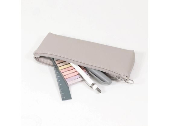 クツワ シリコンスキンペンケース ウォームグレー AK070GY 1個(ご注文単位1個)【直送品】