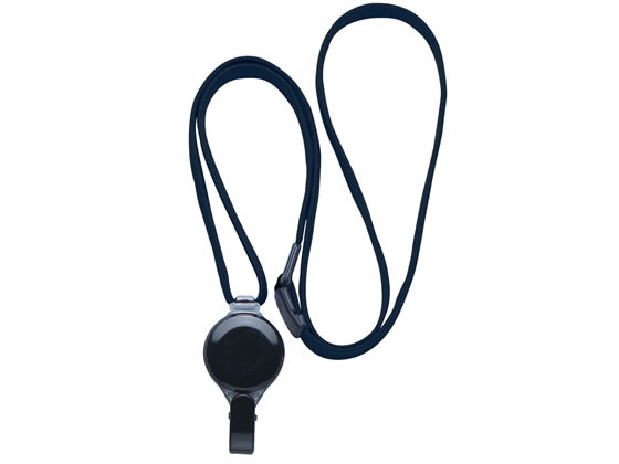 ソニック 名札用 プロ耐リール 吊下げひも 黒 NF-2476-D 1個（ご注文単位1個）【直送品】