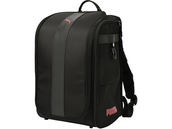 クツワ PUMA 軽快学童リュック ストライプ ブラック PM529BK 1個（ご注文単位1個）【直送品】