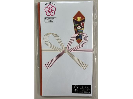 寿堂 祝 多当 中袋なし 花結 No.132 10枚 06132 1袋（ご注文単位1袋）【直送品】