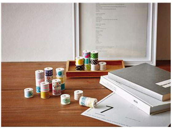 コクヨ ボビンテープ(Bobbin) マスキングテープ 糸巻 青 T-B1115-2 1個(ご注文単位1個)【直送品】